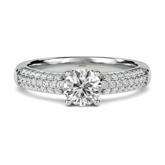 Unique Vintage Round Diamond Ring