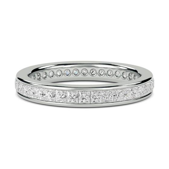 3mm Princess Diamond Full Eternity Ring