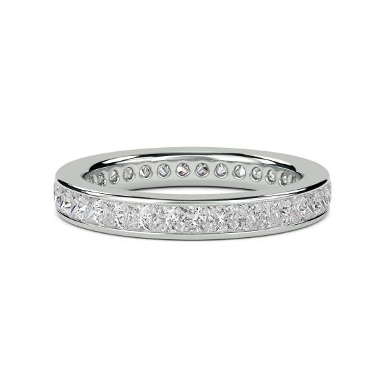 1.50ct Elegant Princess Diamond Full Eternity Ring