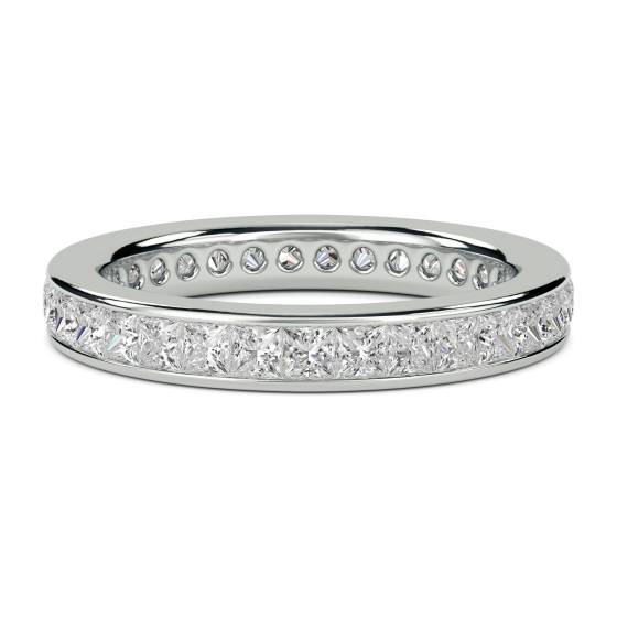 1.50ct Elegant Princess Diamond Full Eternity Ring