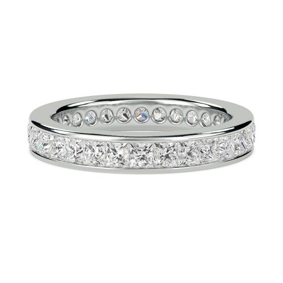 1.25ct Elegant Princess Diamond Full Eternity Ring