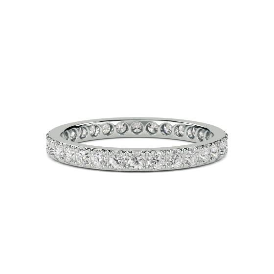 3mm Elegant Round Diamond Full Eternity Ring