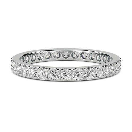 3mm Elegant Round Diamond Full Eternity Ring