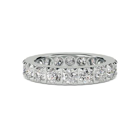 2.50ct Elegant Round Diamond Full Eternity Ring