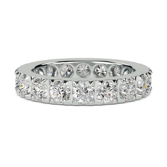 2.50ct Elegant Round Diamond Full Eternity Ring