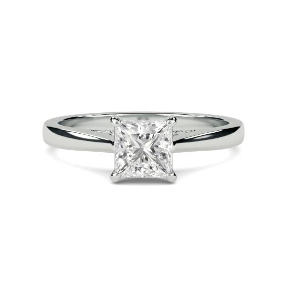 Elegant Princess Diamond Engagement Ring