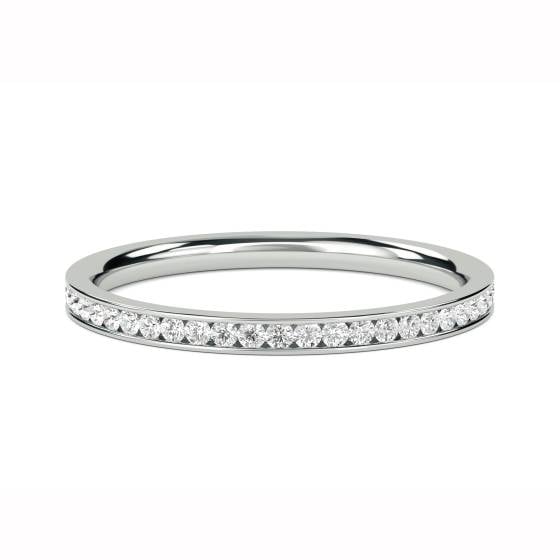 0.25ct Round Diamond Cut Wedding Ring