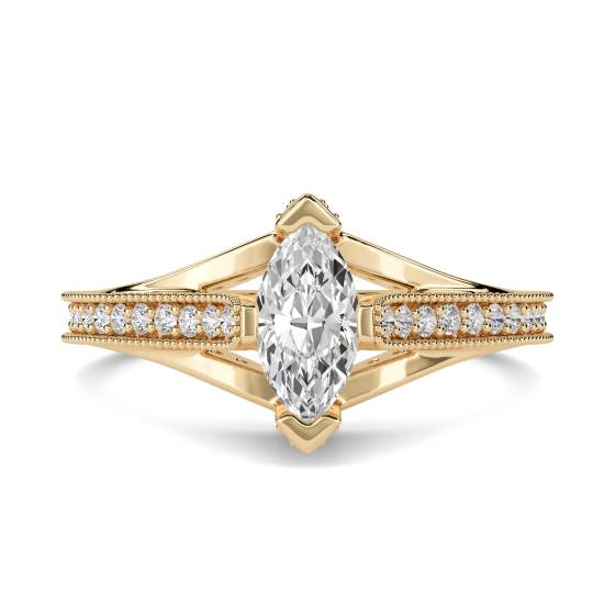 Marquise Diamond Designer Vintage Ring