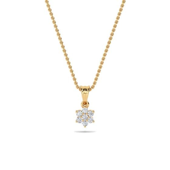 2.00ct Cluster Round Diamond Designer Pendant