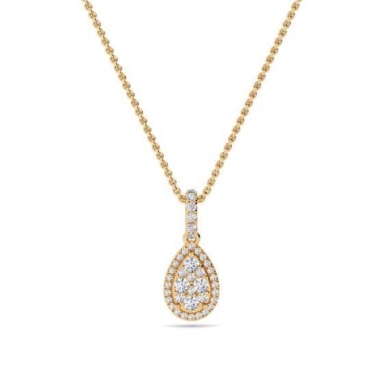 0.75ct Cluster Round Diamond Designer Pendant