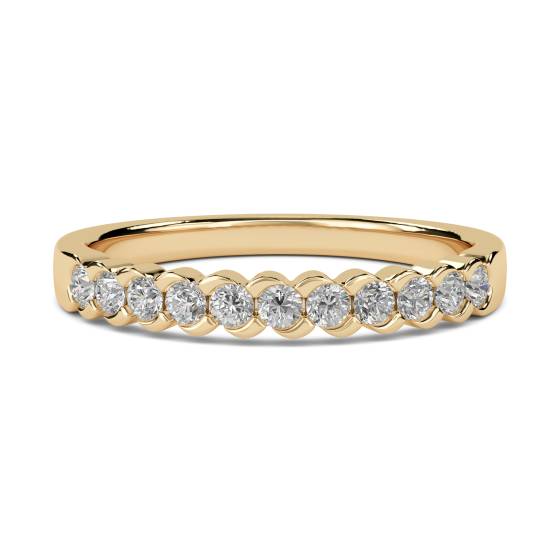 2mm Elegant Round Diamond Eternity Ring