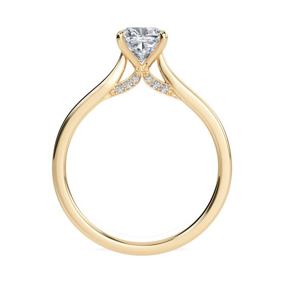 Cushion Diamond Engagement Ring