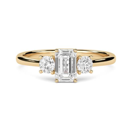 Emerald Trilogy Ring