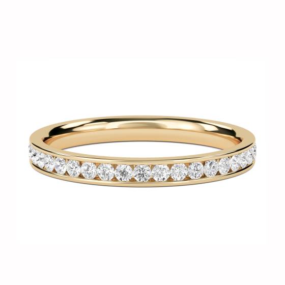 0.35ct Round Diamond Cut Wedding Ring
