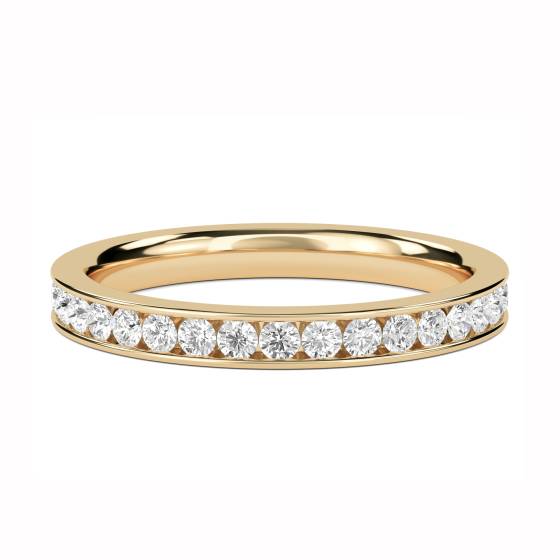 0.50ct Round Diamond Cut Wedding Ring