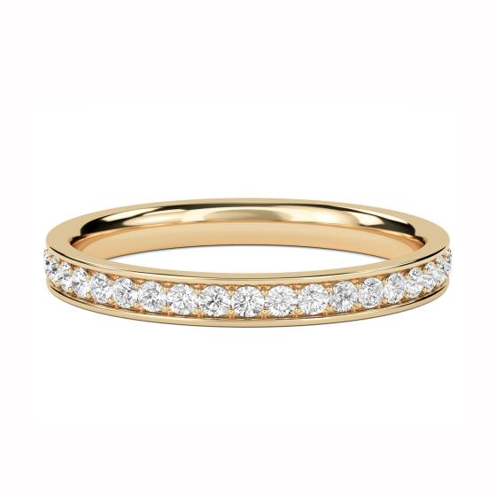 0.35ct Round Diamond Cut Wedding Ring