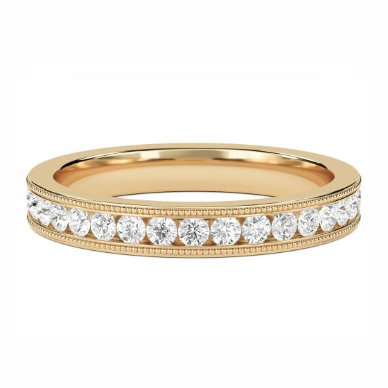 0.75ct Round Diamond Cut Wedding Ring