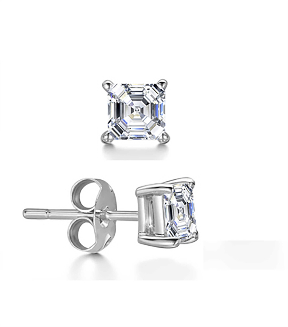 Mens Diamond Single Stud Earring Shining Diamonds