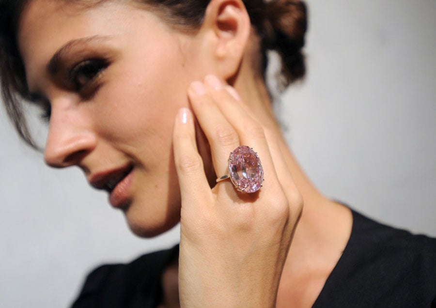 59.60 carat flawless Oval cut ‘Pink Star’ diamond on sale