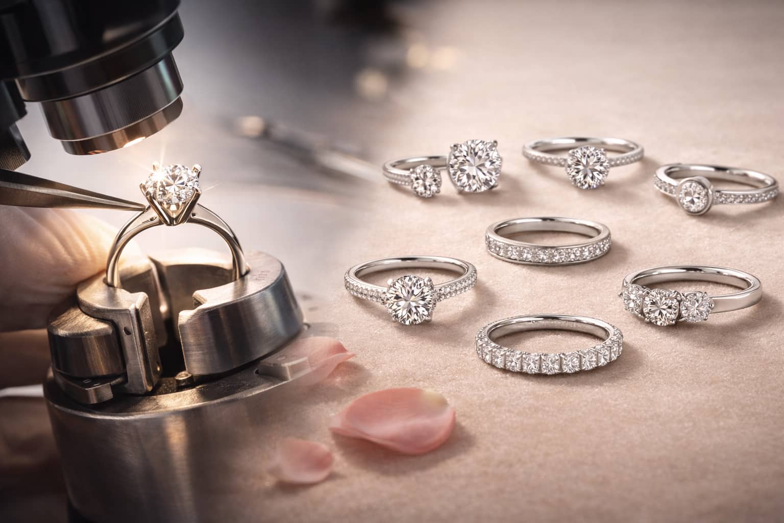 Guide to diamond ring settings