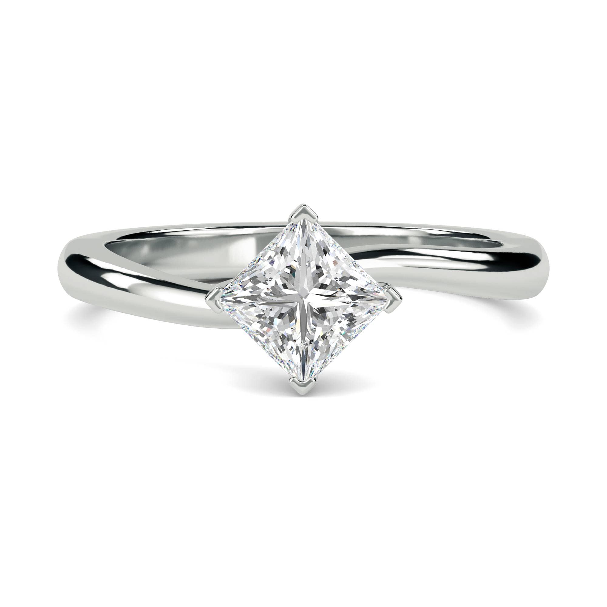 Princess Diamond Engagement Ring