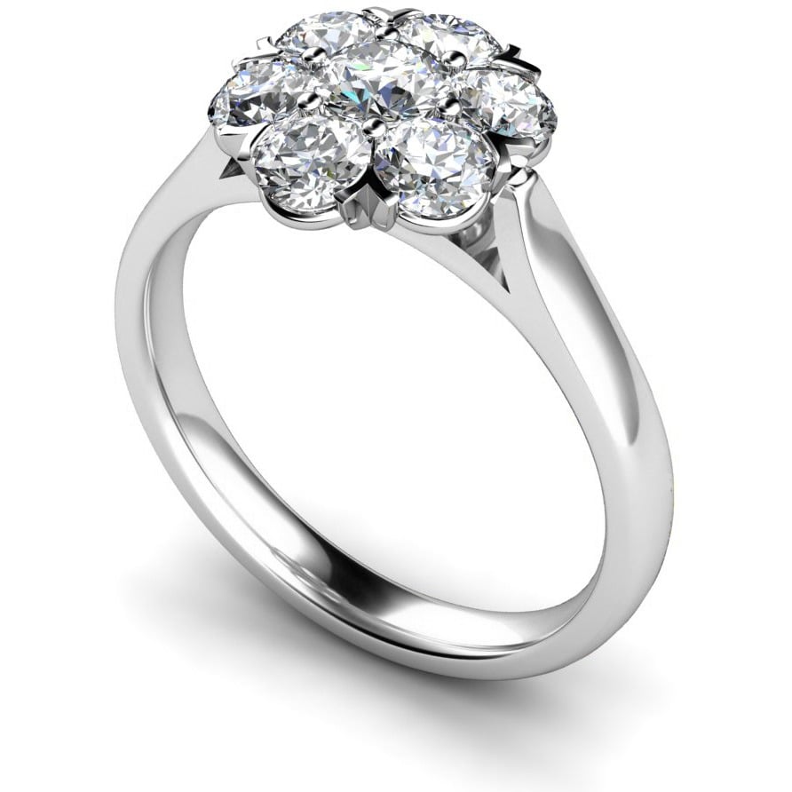 Pear cut Designer Shoulder Diamond Ring